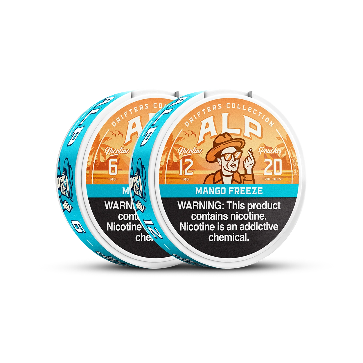 Drifters Mango Freeze Nicotine Pouches - 6 & 12 MG