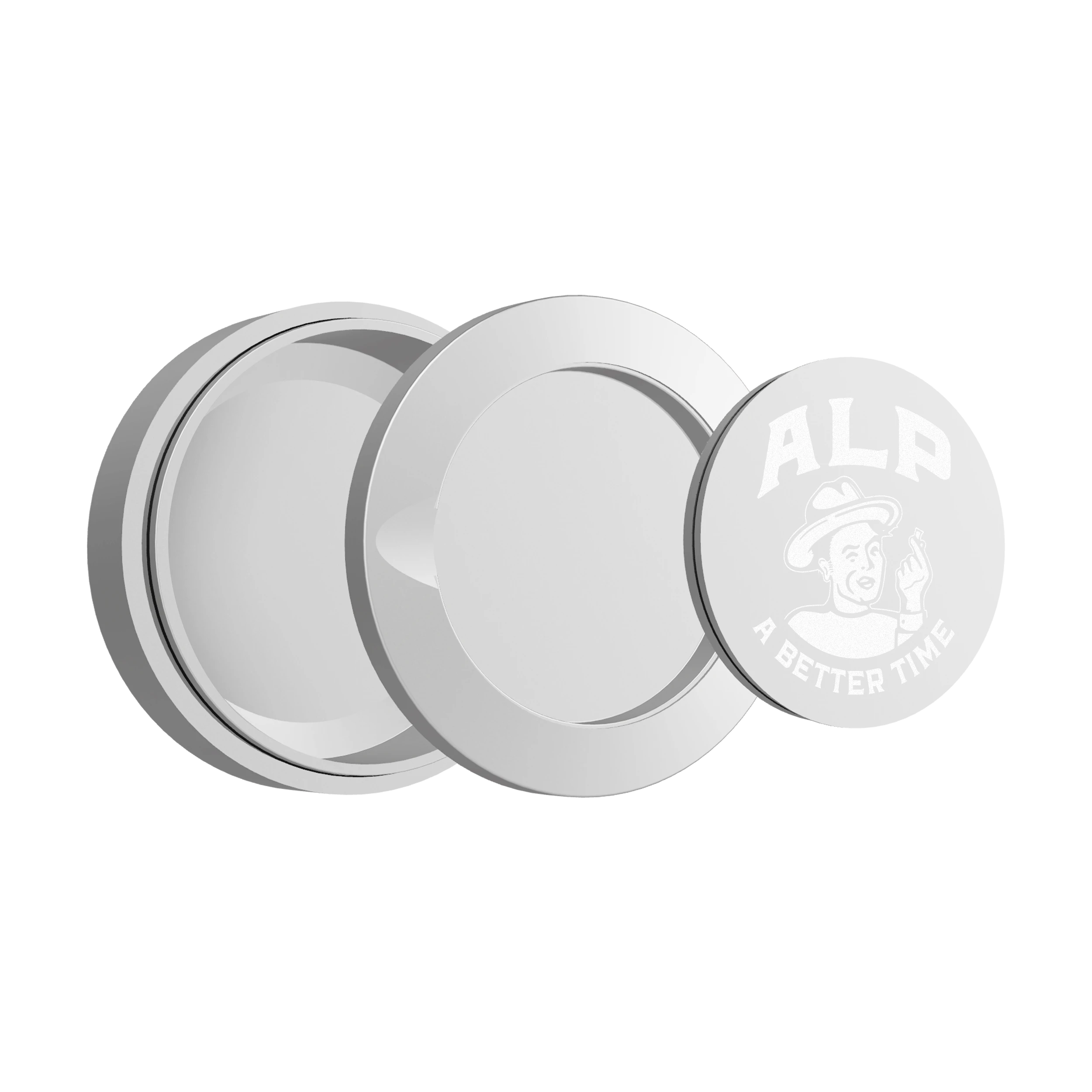 Metal Travel Tin Frost Gray