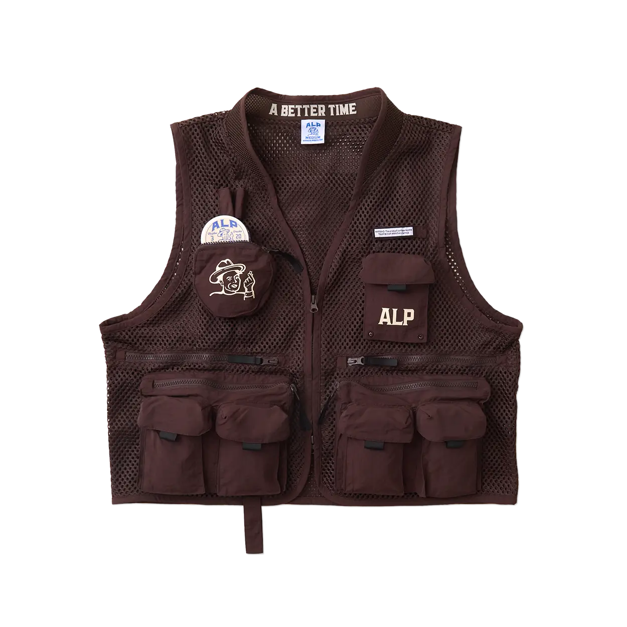 ALP Angler's Vest Brown | ALP Nicotine Pouches