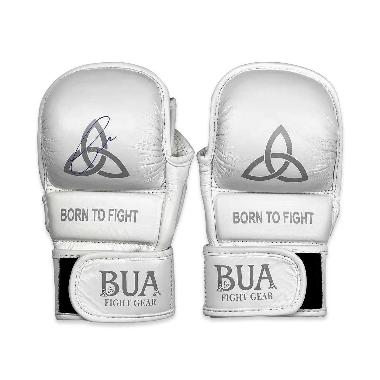 Conor McGregor Signed MMA Gloves - White Frost