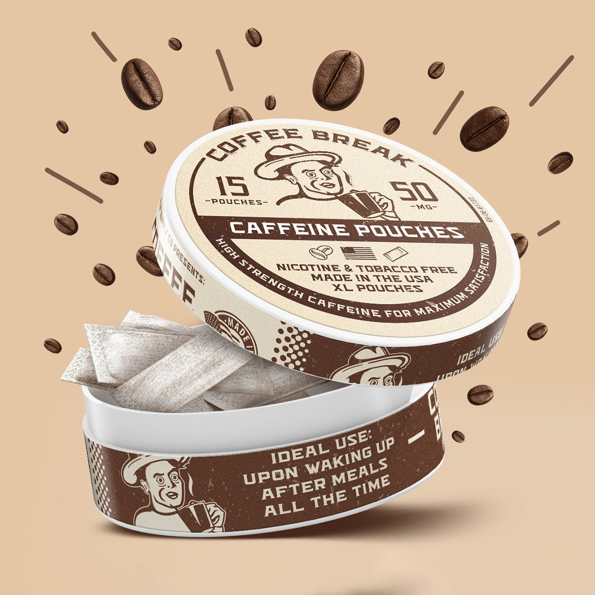 Coffee Break Caffeine Pouches