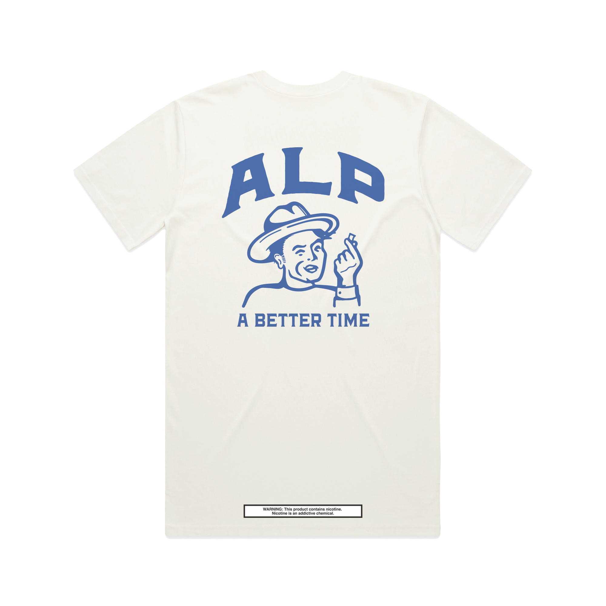 Classic Cream T-Shirt | ALP Nicotine Pouches