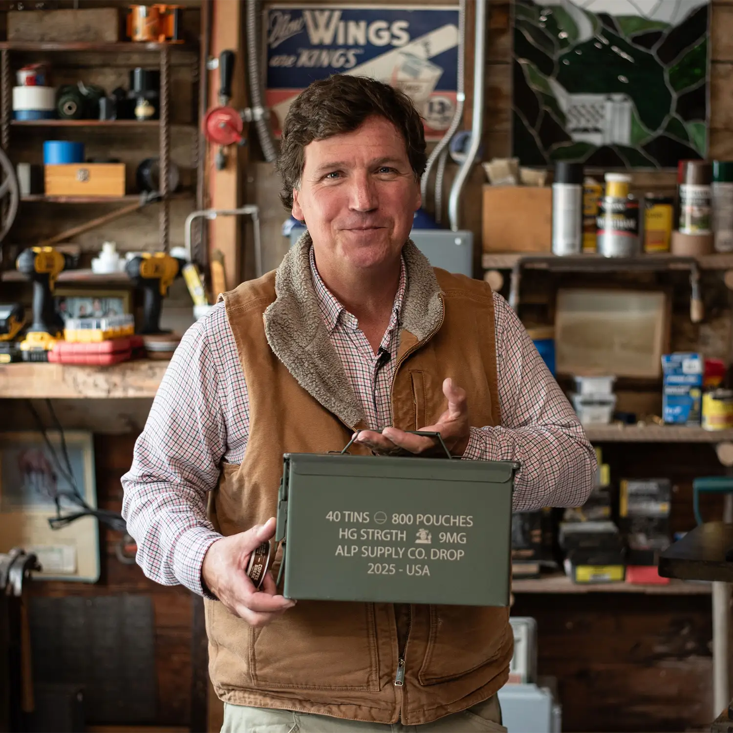 50 Cal Wintergreen 9mg Ammo Can