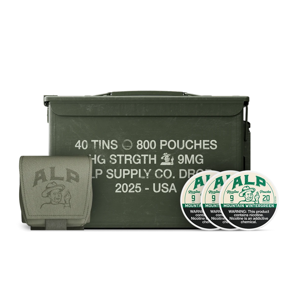 ALP 50 Cal Wintergreen 9mg Military Ammo Can | ALP Pouches