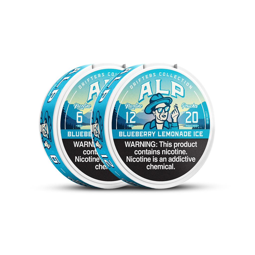 Drifters Blueberry Lemonade Ice Nicotine Pouches - 6 & 12 MG