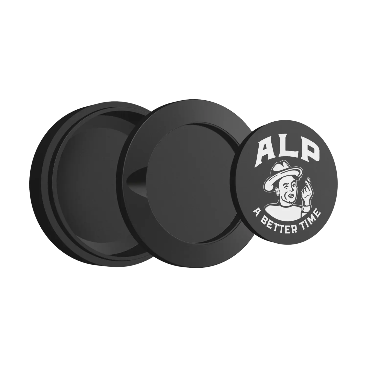 Metal Travel Tin Black