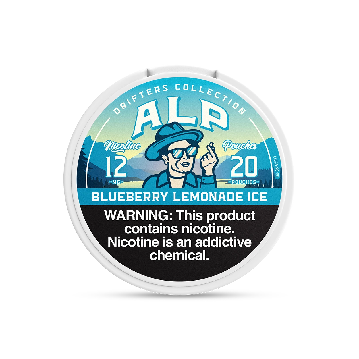 Drifters Blueberry Lemonade Ice Nicotine Pouches - 6 & 12 MG | ALP Pouches