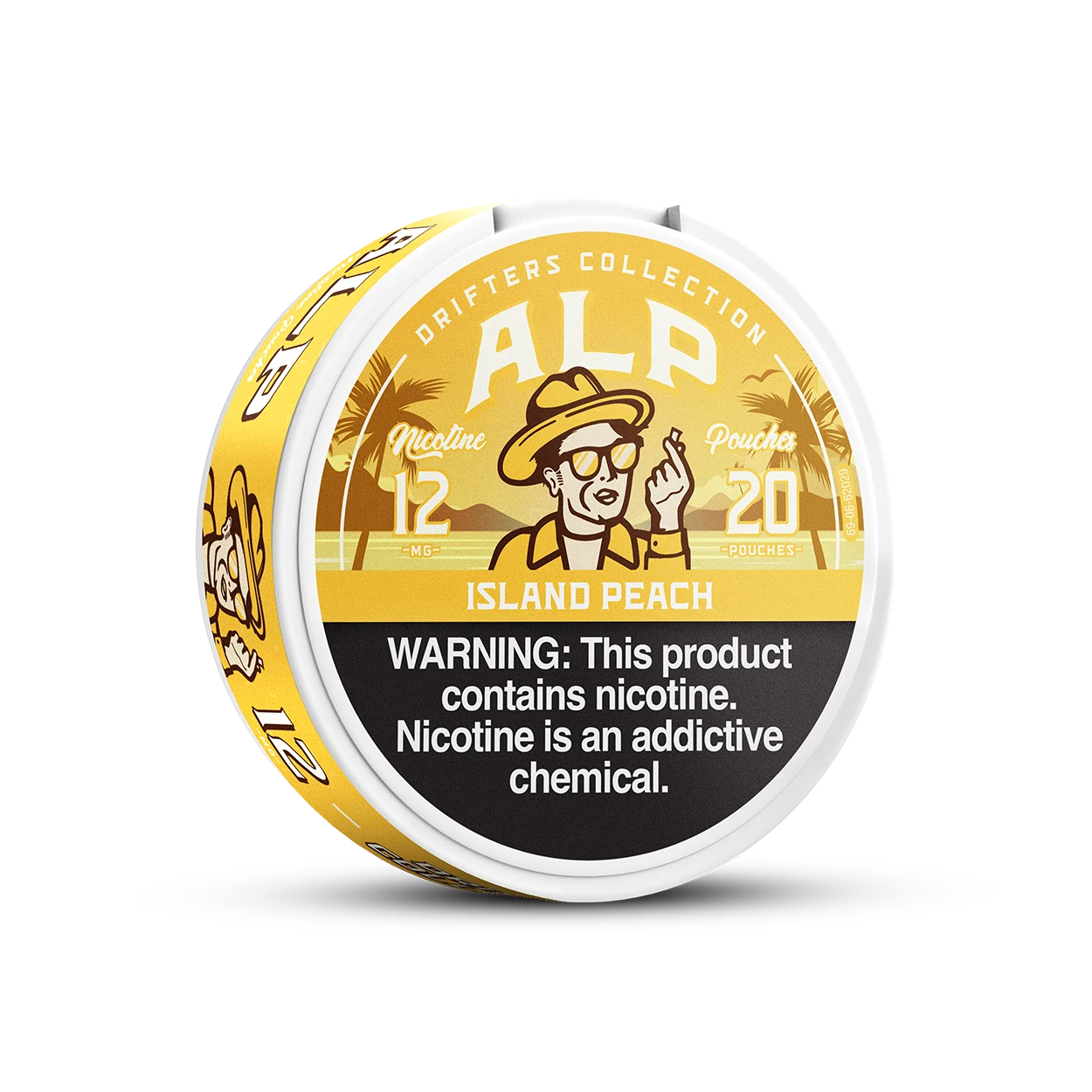 Drifters Island Peach Nicotine Pouches - 6 & 12 MG | ALP Pouches Drifters Island Peach Nicotine Pouches - 6 & 12 MG | ALP Pouches
