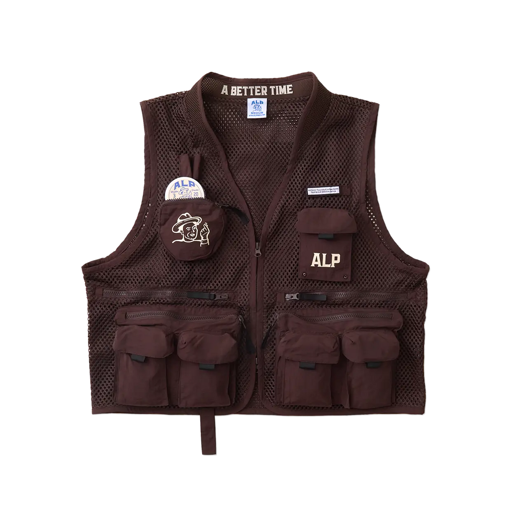 ALP Angler's Vest Brown | ALP Nicotine Pouches