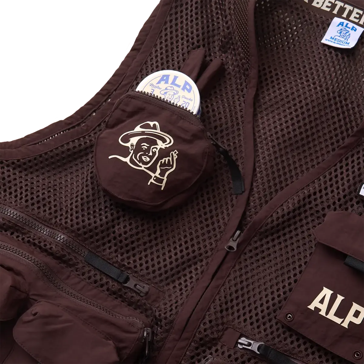 ALP Angler's Vest Brown | ALP Nicotine Pouches