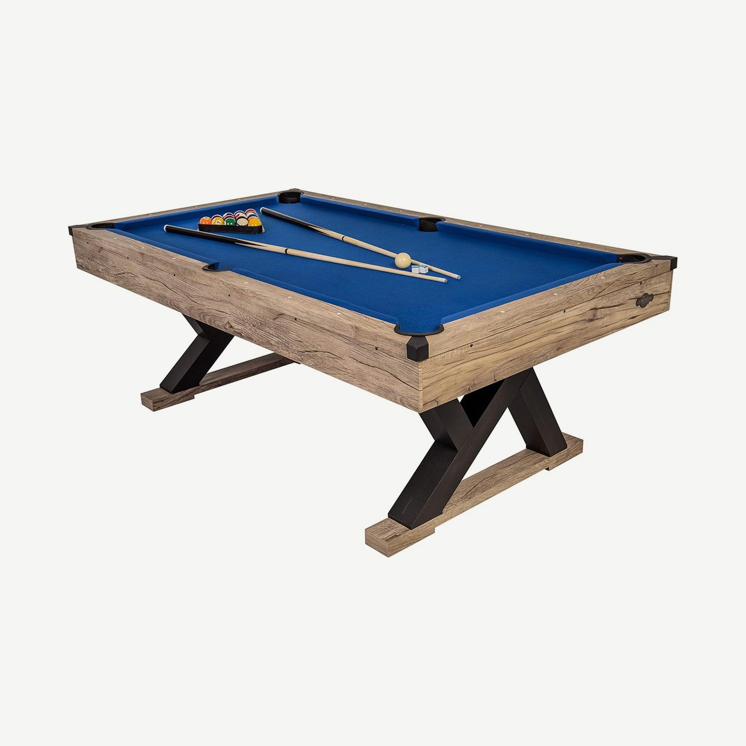 Kirkwood 84” Billiards Table - Rustic Blond Finish