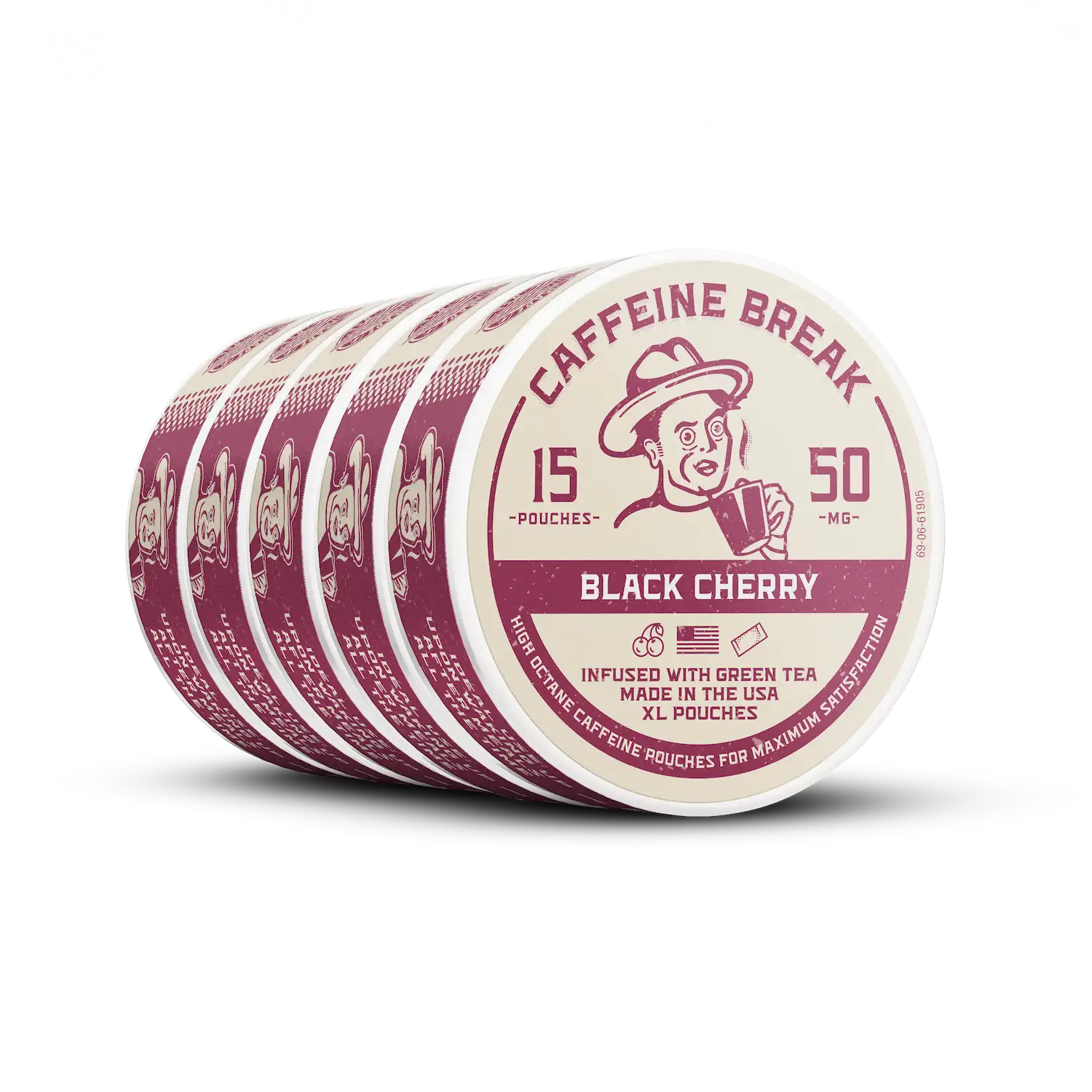 Black Cherry Caffeine Pouches