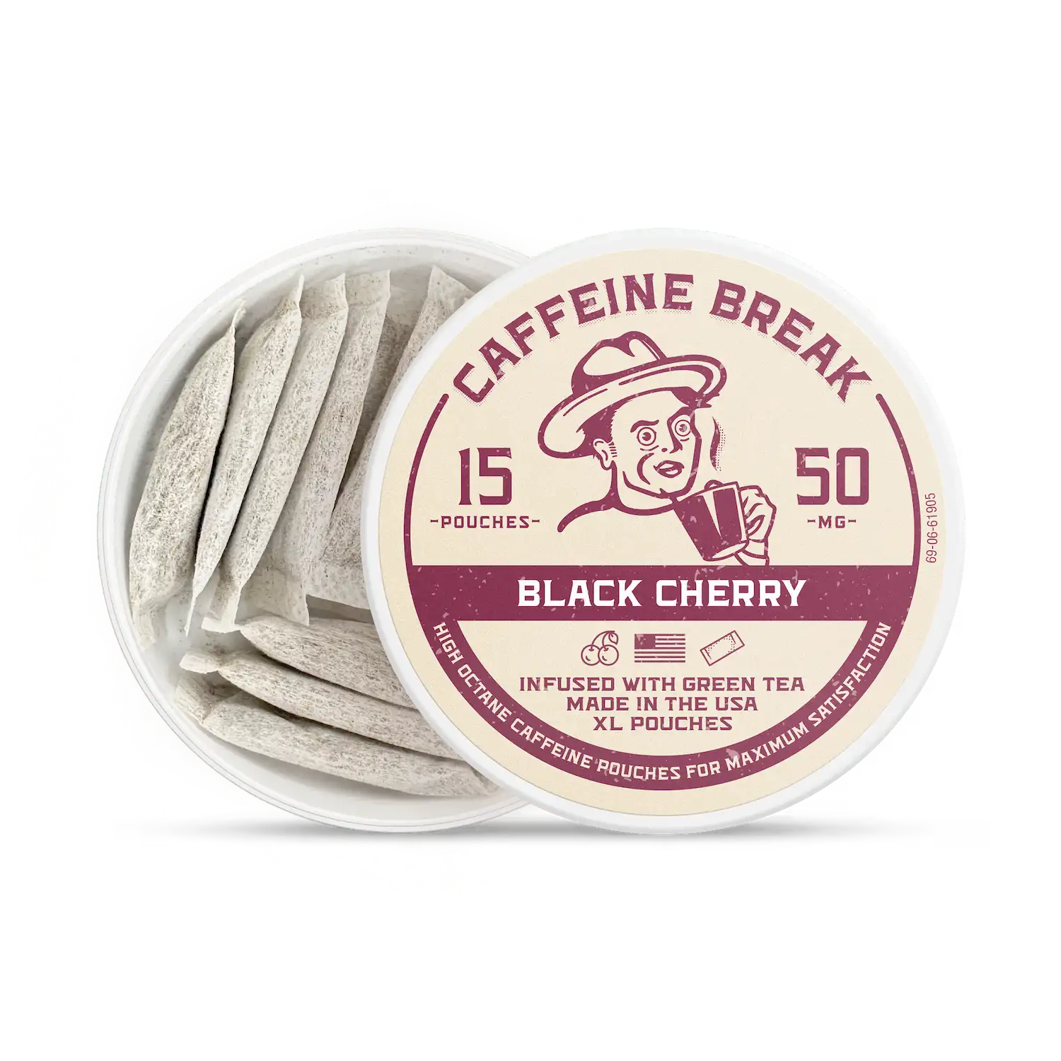 Black Cherry Caffeine Pouches