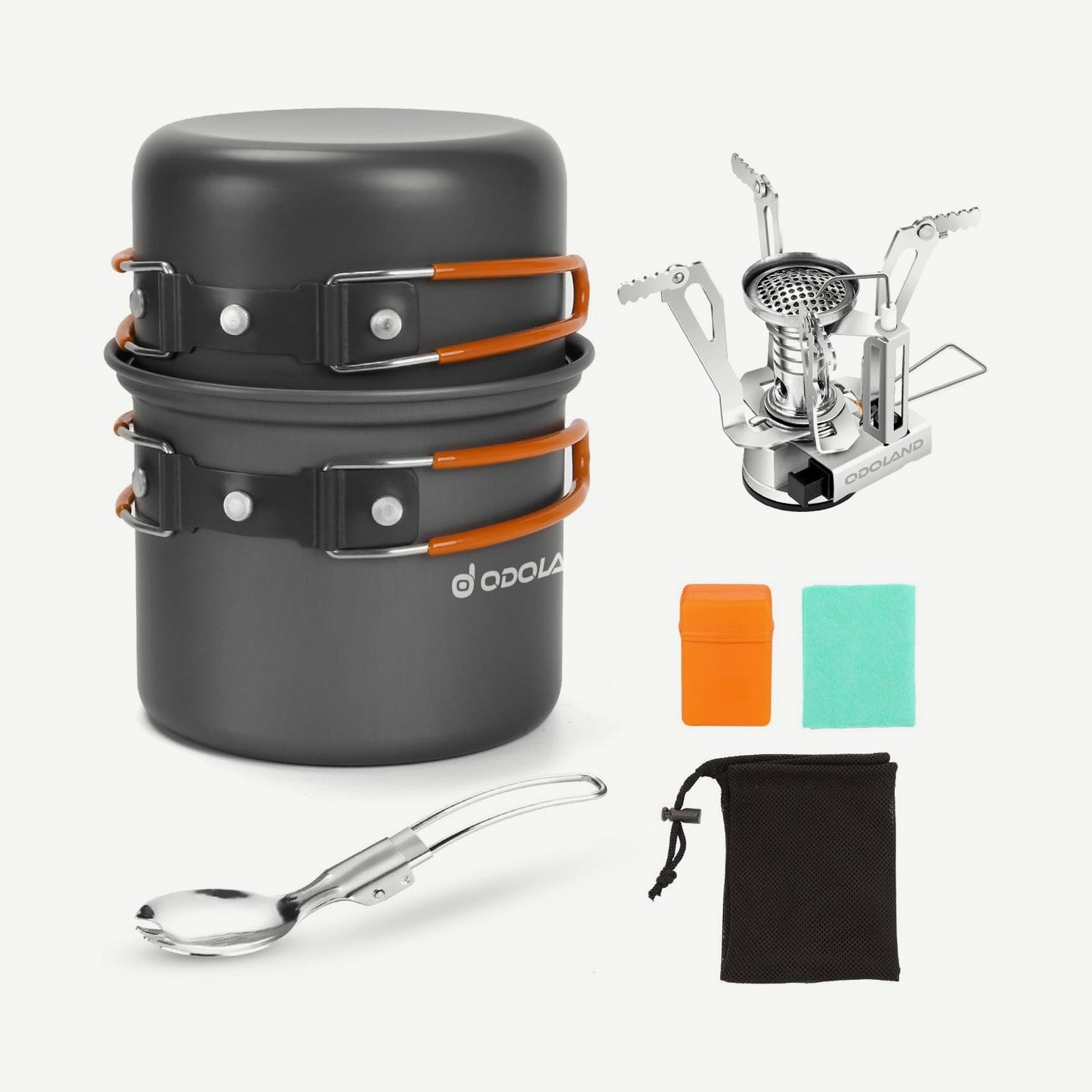 6-Piece Camping Cookware Mess Kit