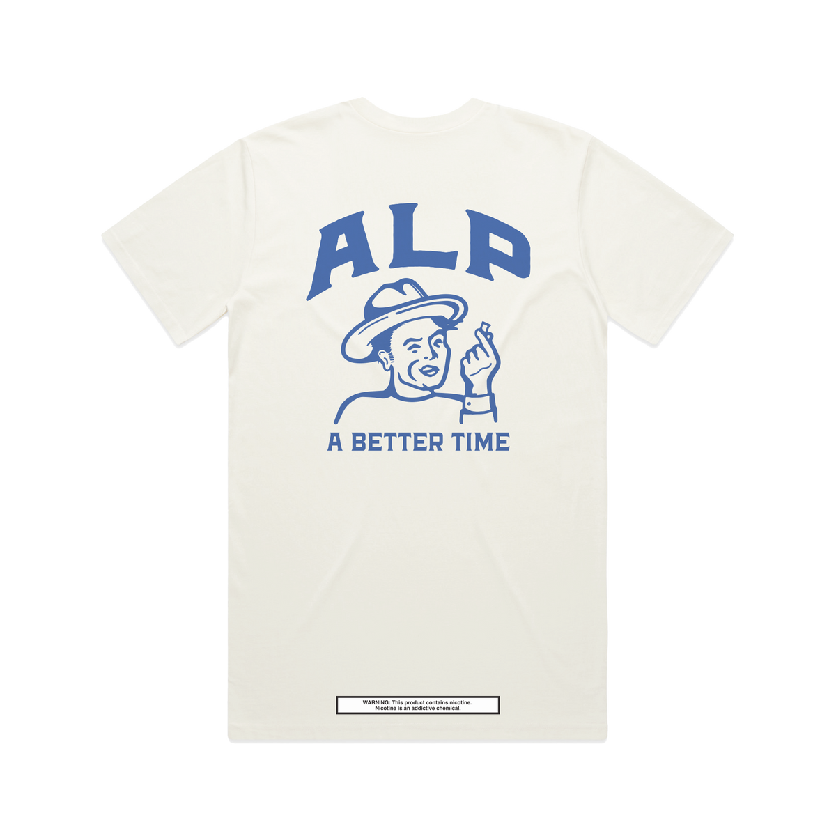 トップス ACLENT Point logo short sweat shirt Classic Cream T-Shirt | ALP Nicotine Pouches