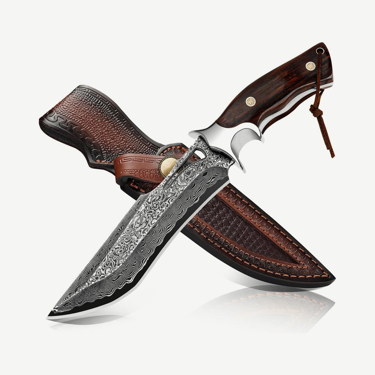 Damascus Hunting Knife