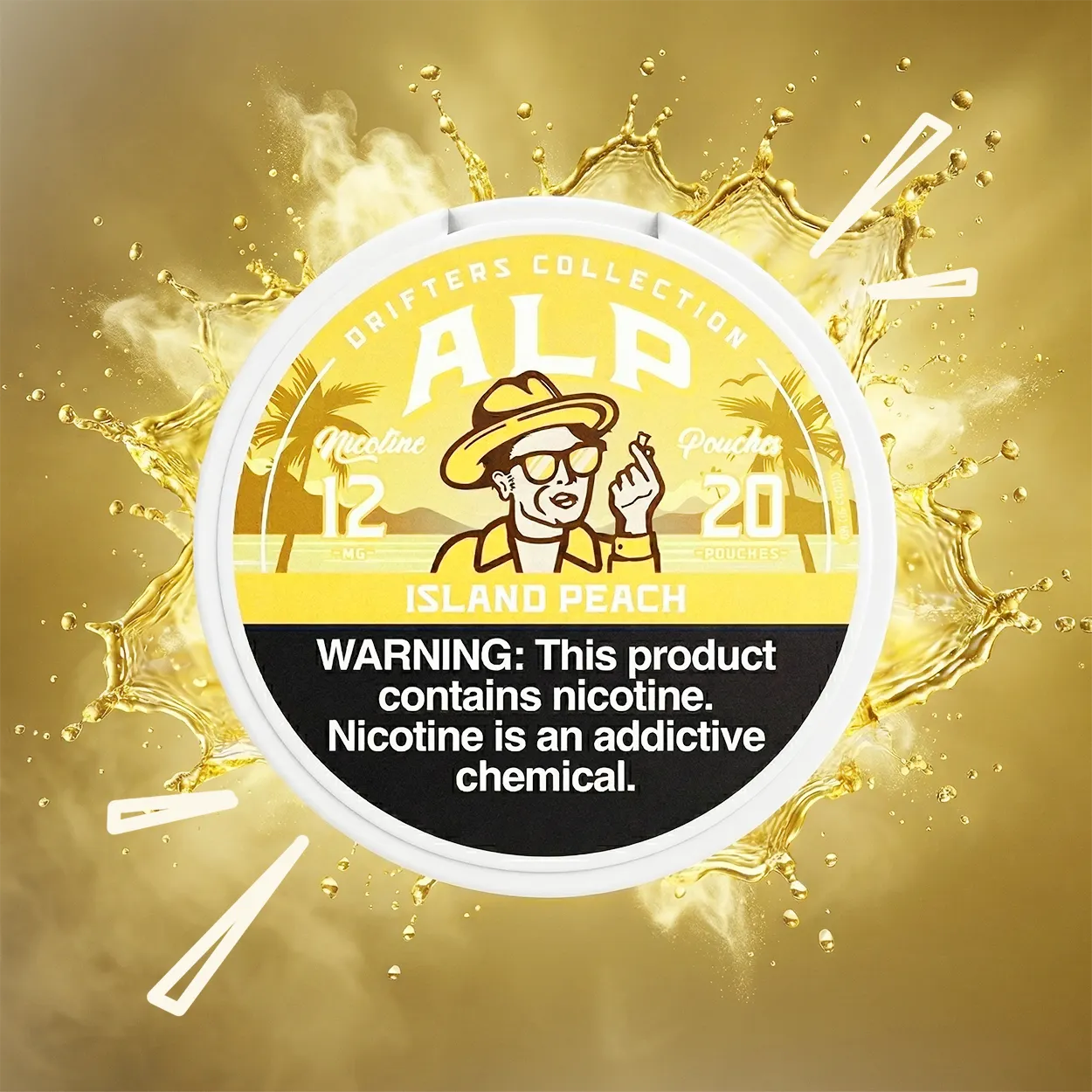 Drifters Island Peach Nicotine Pouches