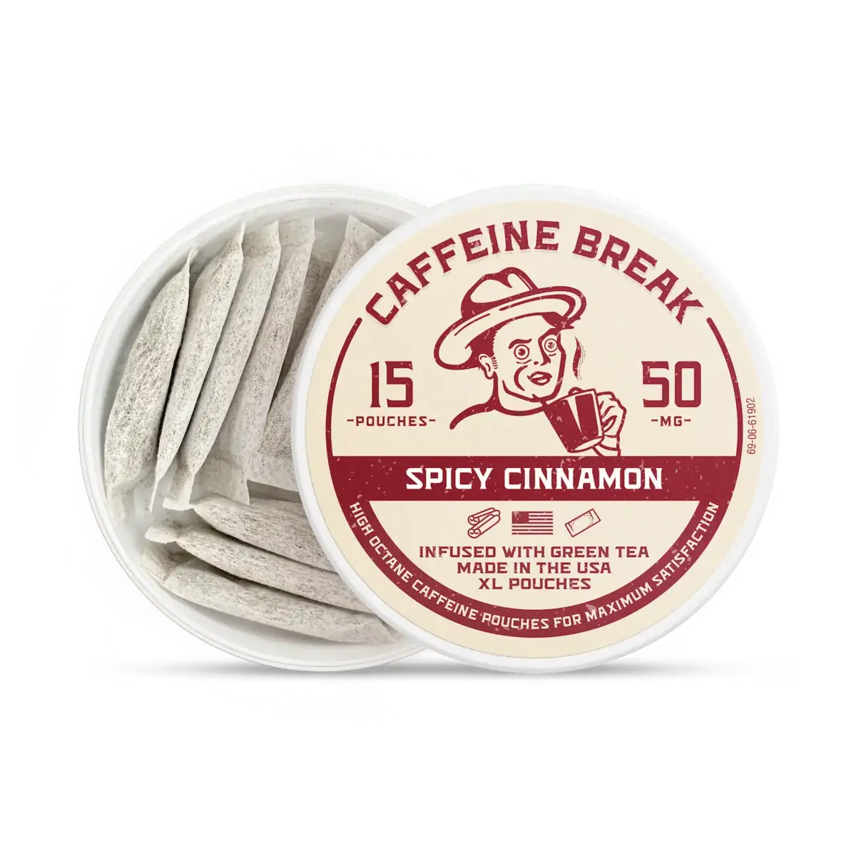 Spicy Cinnamon Caffeine Pouches