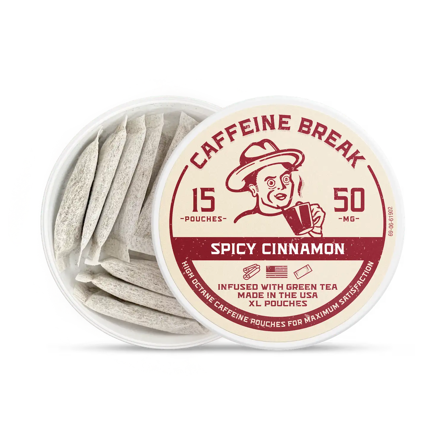 Spicy Cinnamon Caffeine Pouches