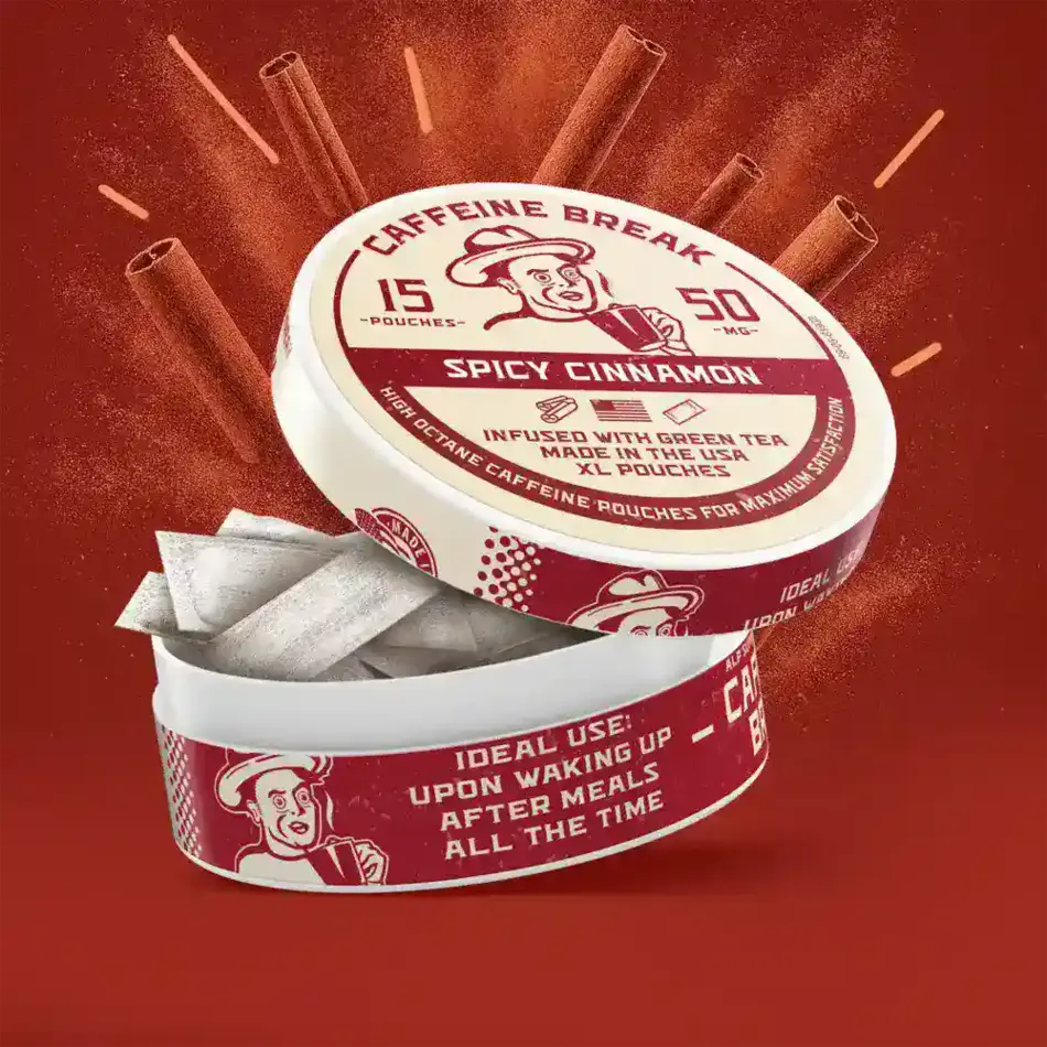 Spicy Cinnamon Caffeine Pouches