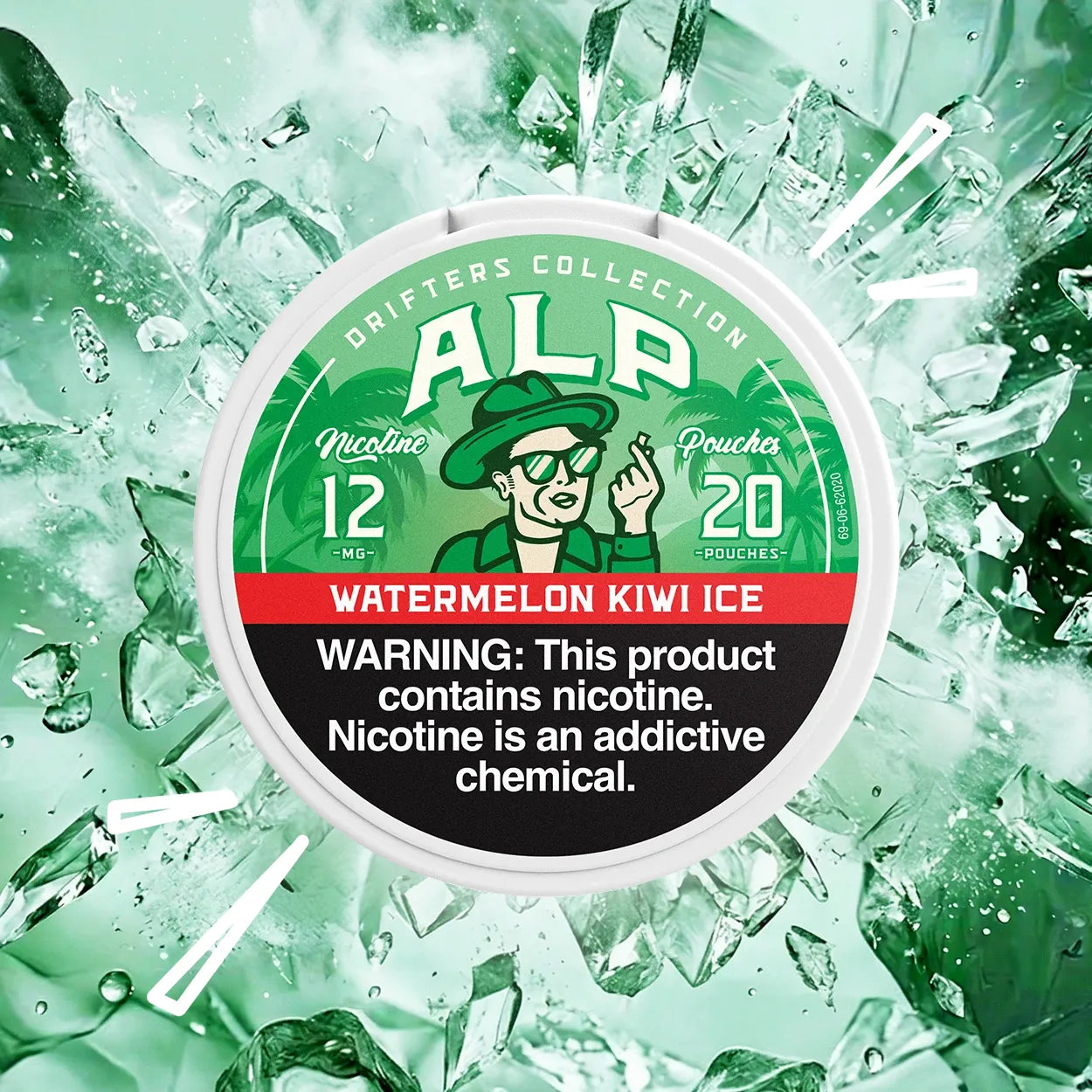 Drifters Watermelon Kiwi Ice Nicotine Pouches