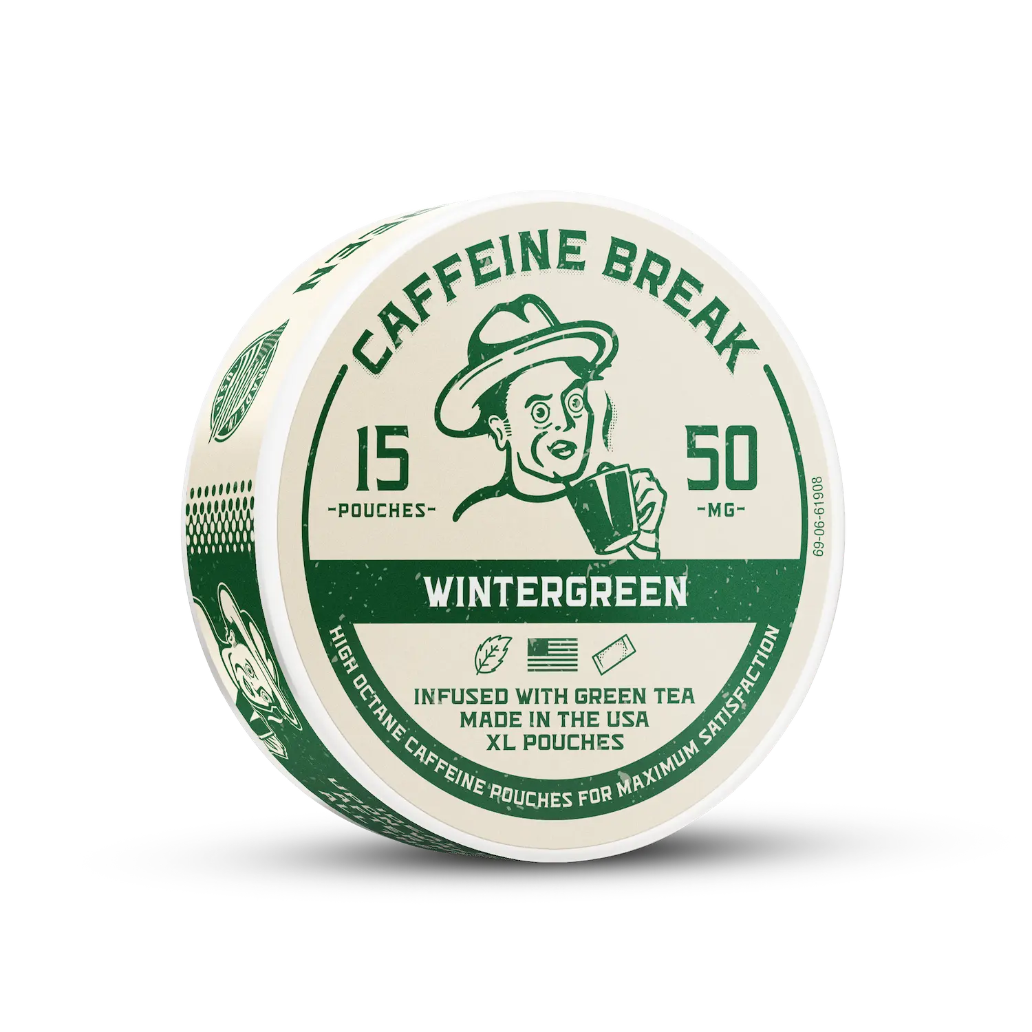 Wintergreen Caffeine Pouches