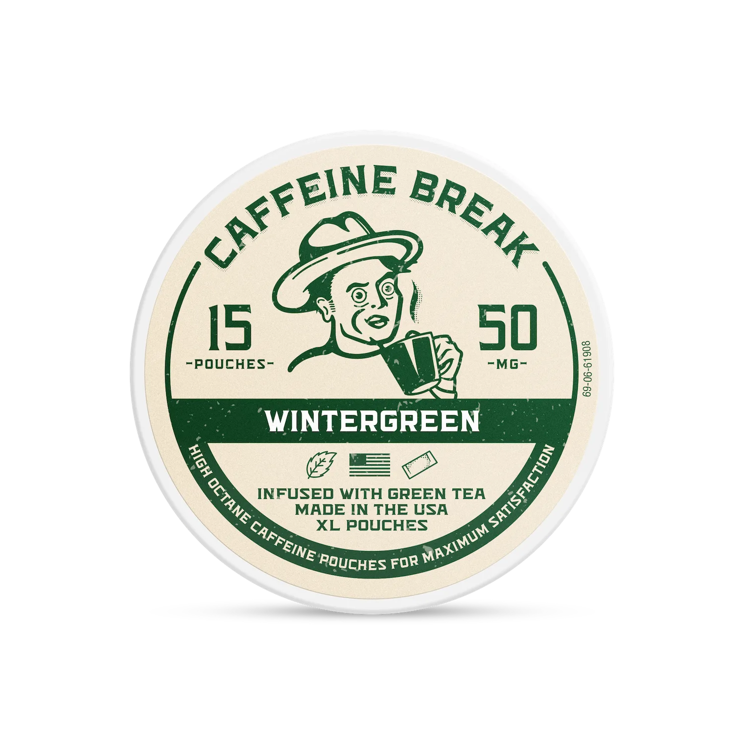 Wintergreen Caffeine Pouches
